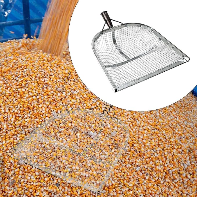 Leaking Soil Shovel Filter Stainless Steel Sieve 4mm/6mm/8mm/12mm Mesh Sifting - Image 7