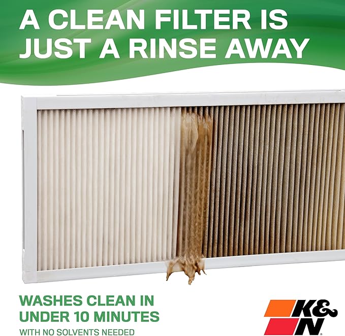 K&N 24X24X1 HVAC Furnace Air Filter, Lasts a Lifetime, Merv 13, the Last HVAC - Image 3