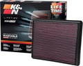 K&N High-Flow Original Lifetime Engine Air Filter: Increase Power: Compatible by KNEngineeringInc