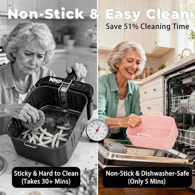 Silicone Air Fryer Liners for Ninja - Image 4