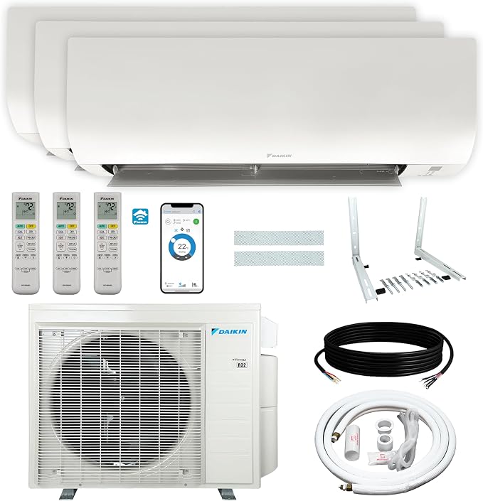 Daikin 36, 000 BTU 20 SEER2 3-Zone Mini Split, Air Conditioner Heat Pump R-32 by Daikin