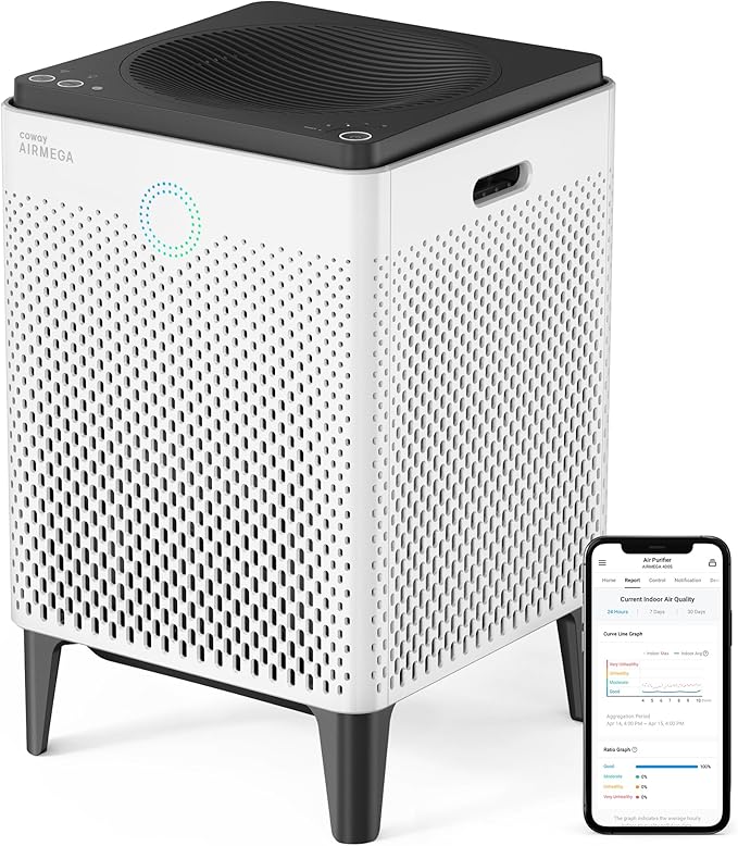 Coway Airmega 400S App-Enabled Smart Air Purifier, True HEPA Air Purifier by Unknown
