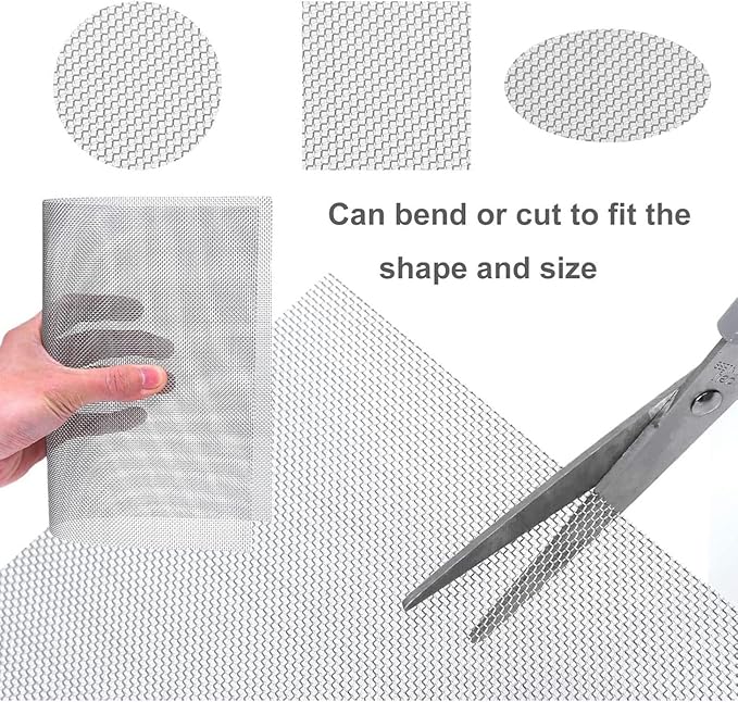 20 Mesh Stainless Steel Woven Wire, High-Density Ventilation Protecting Mesh - Image 5