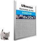 UBeesize 18x20x1 Reusable Electrostatic Air Filter HVAC AC Furnace Filter by UBeesize