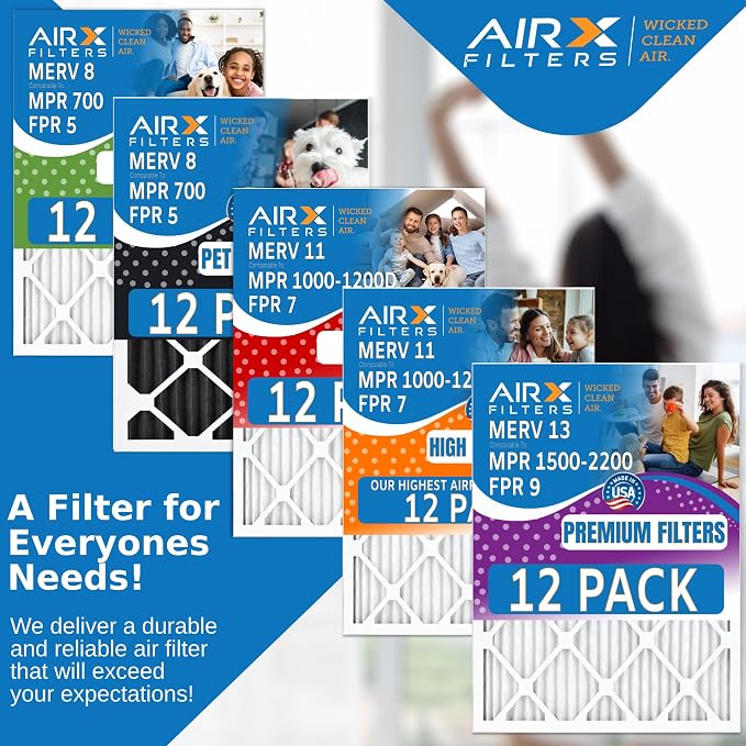 18x20x1 Air Filter MERV 13 Rating, 12 Pack of Furnace Filters Comparable to MPR - Image 5
