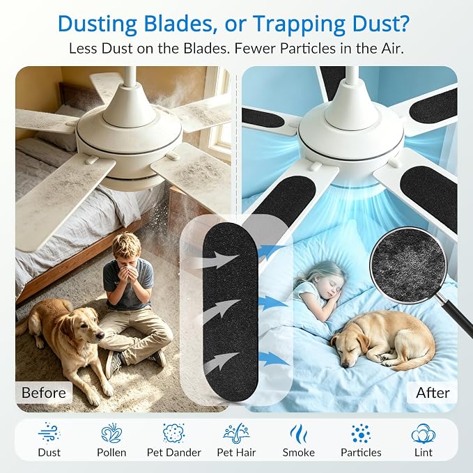 UCINNOVATE 10 Pack Ceiling Fan Filters - Image 3