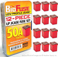 50A Low Profile JCASE 12-Piece Cartridge Fuse Assortment. Fits Most: Nissan by BioFuse