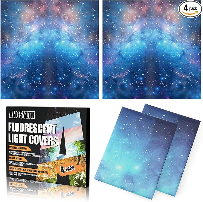 ANGSYLTH 2 x 2 Feet Fluorescent Light Covers by ANGSYLTH