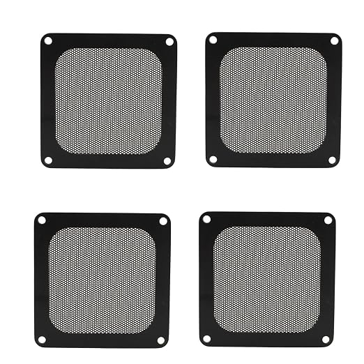 LIANGLIDE 4PCS PVC Computer Fan Filter Grills Magnetic Frame Dust Mesh by Unknown