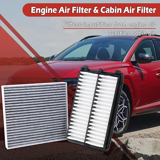 28113-L1000 Engine Air Filter and 97133-L0000 Cabin Air Filter kit Compatible - Image 2