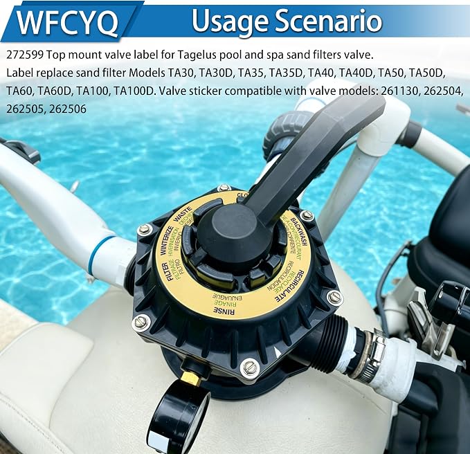 Valve Label Compatible with 272599 Tagelus Sand Filter - Image 4
