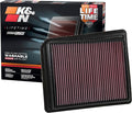 K&N High-Flow Original Lifetime Engine Air Filter: Increase Power: Premium by KNEngineeringInc