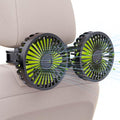 Hayousui USB Car Cooling Fans for Backseat: Dual Head Car Fan for Kids 3 Speeds by Hayousui