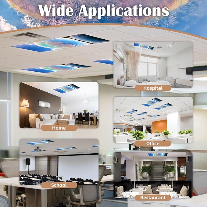 ANGSYLTH 8 Pcs Fluorescent Light Covers - Image 5