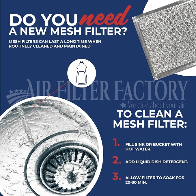 Air Filter Factory Replacement For Honeywell F50A1009 HVAC Furnace Aluminum - Image 3