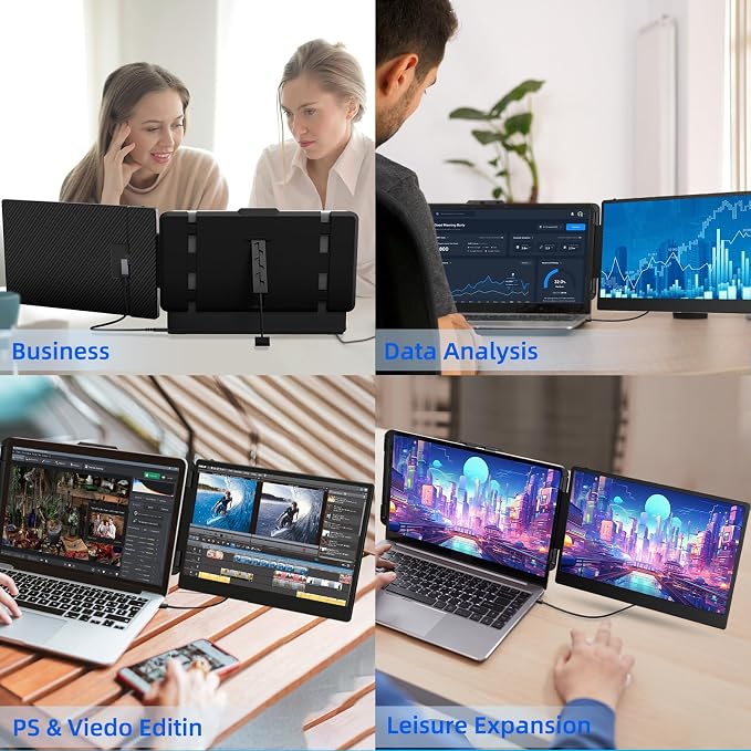 Laptop Screen Extender Travel Monitor - Image 6