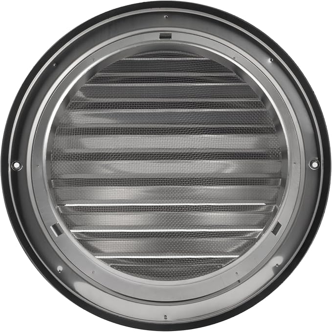 Vent Systems 8 Inch Stainless Steel Round Dryer Vent Cover - Image 2