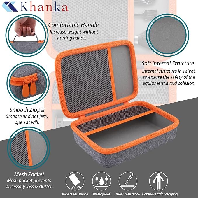 khanka Hard Storage Case for WOLFBOX MF200 Electric Air Duster, Compatible - Image 3