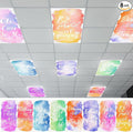 QOUBAI 8 Pcs Fluorescent Light Covers, 4x2 Feet Magnetic Light Cover by QOUBAI