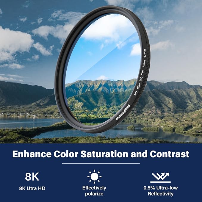 Walking Way 40.5mm Circular Polarizing Filter Ultra-Slim MC CPL Filter Optical - Image 5