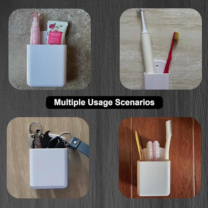 4Pcs Remote Holder Wall Mount, AC TV Remote Control Holder, Self Adhesive & - Image 6