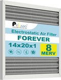 14x20x1 Reusable Air Filter, Electrostatic HVAC Air Filter, Lasts a Lifetime by Pelano
