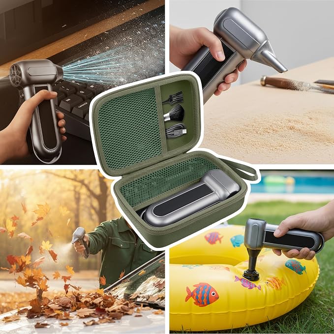 for WOLFBOX MF100/MF50/MF60/MF70 Electric Air Duster Hard Storage Case - Image 9