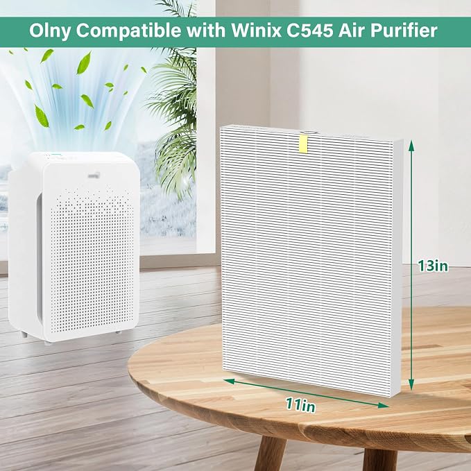 2 Pack C545 True HEPA Replacement Filter S Compatible - Image 5
