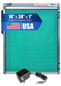 14x24x1 Polarized Media Electronic Air Filter by WINGMAN1