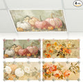 Glooglitter 4 Pcs Fall Fluorescent Light Covers 4 x 2 ft Pumpkin Magnetic by Glooglitter