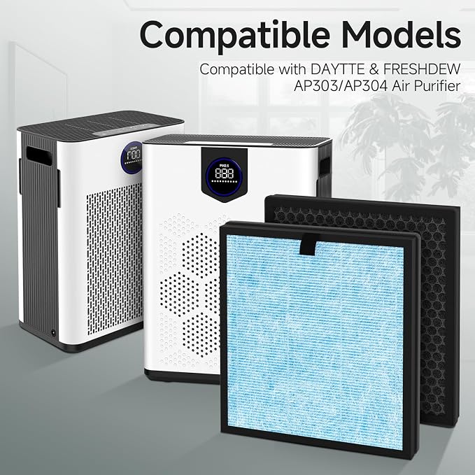 4 Packs HEPA Replacement Filter Compatible - Image 3