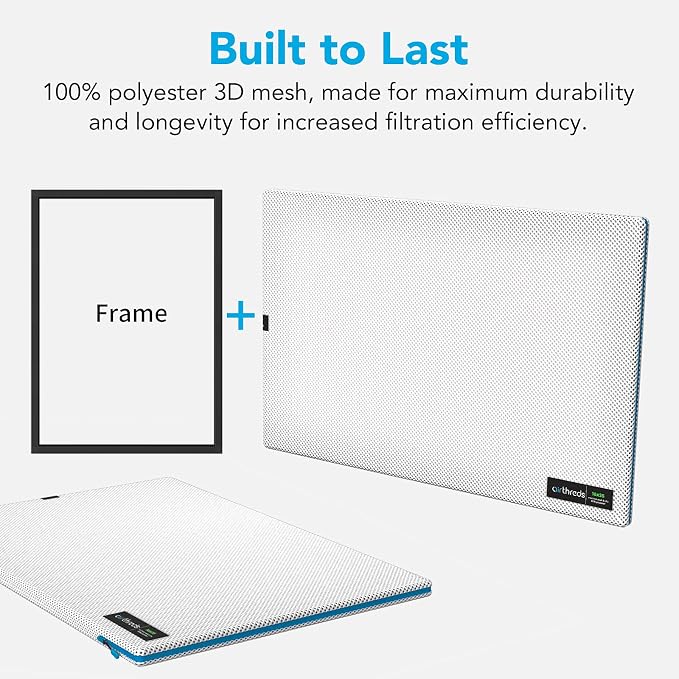 AirThreds 20x30x1 Air Filter for AC HVAC Furnace, Machine Washable & Dryer - Image 6