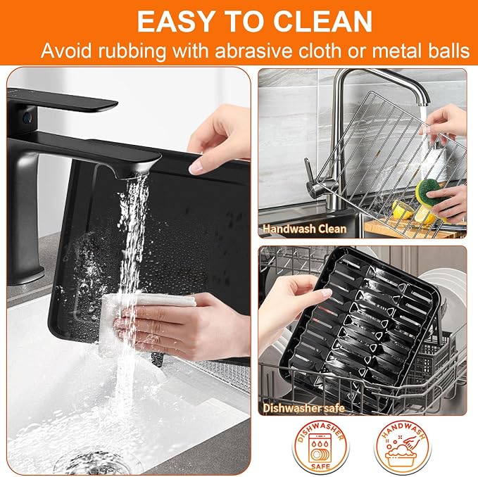GWY 3PCS Air Fryer Grill Pan Basket Wire Rack Set - Image 6