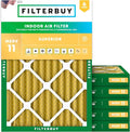 Filterbuy 18x24x2 Air Filter MERV 11 Superior Pet & Allergy Defense, by Filterbuy