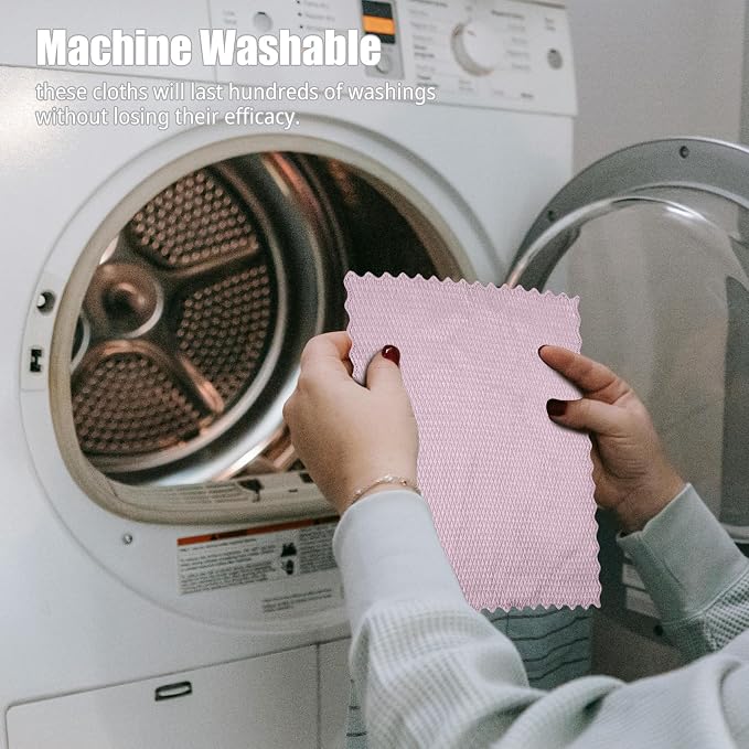 5 Pcs Extra Soft Microfiber Cleaning Cloths – High-Absorbency, Quick-Drying - Image 7
