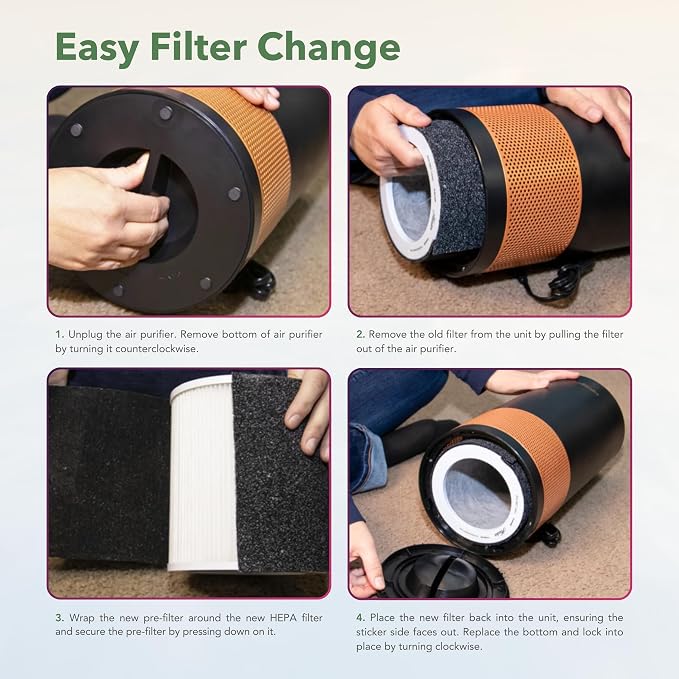 Hunter HP400 Round Air Purifier - Image 7
