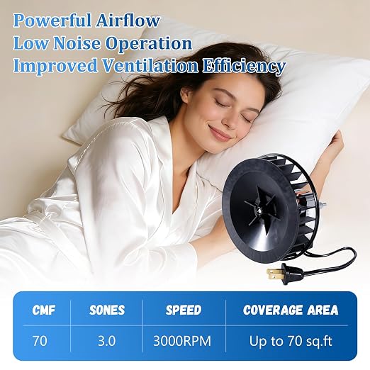 S97017646 S99080592 Bathroom Exhaust Fan Motor and Blower Wheel Replacement – - Image 4