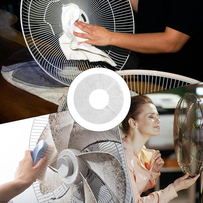 Summer Fan Dust Covers, Electric Fan Dust Cover | Easy Removal Guard Filter - Image 5