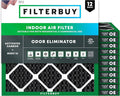 Filterbuy 16x16x1 Air Filter MERV 10 Odor & Allergy Defense by Filterbuy