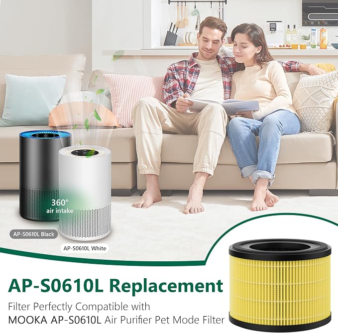 4 Pack AP-S0610L Replacement Filter Compatible - Image 3