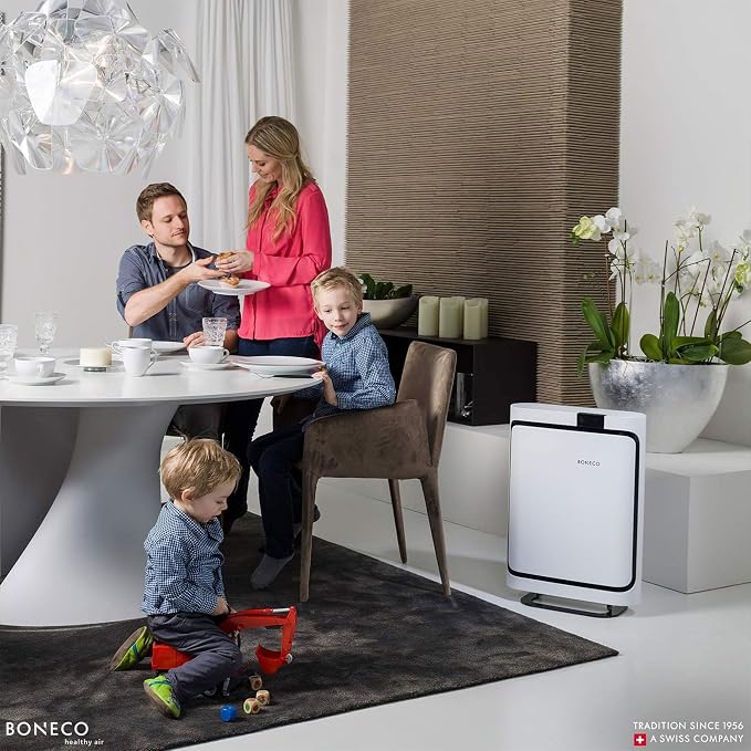 BONECO Air Purifier with HEPA, Remote Control, Fast Air Purification, and - Image 7