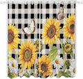 Sunflowers Living Room Curtains 96 Inch Length, Window Curtains Tab Top by Unknown