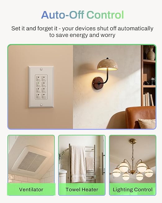 BN-LINK Countdown Digital Wall Timer Switch - Image 4