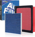 Cabin & Engine Air Filter Kit for Chevrolet Silverado 1500 | for GMC Sierra by Forccord
