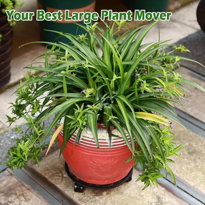 2 Packs 11 Inch Rolling Plant Stand - Image 6