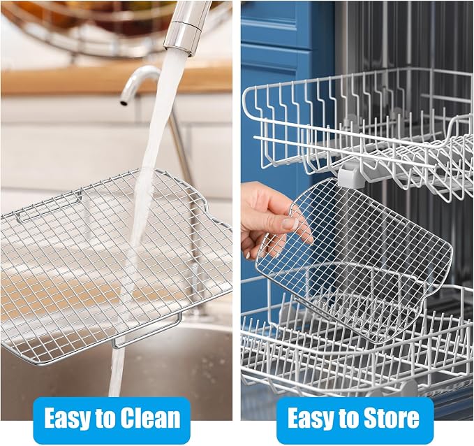 KEESHA Dehydrator Rack for Ninja Foodi AG300 Grill, 3 Stackable Layers - Image 8