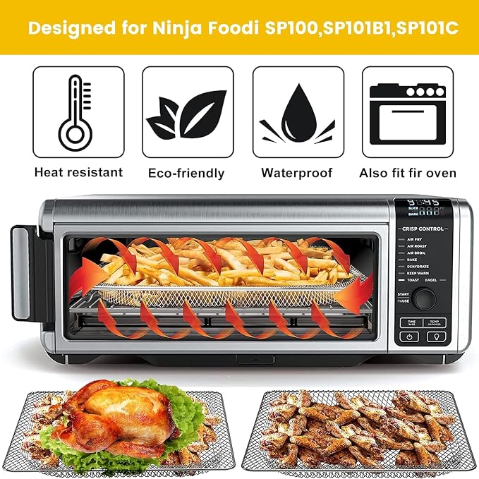 Air Fryer Accessories for Ninja Foodi SP101 Digital Air Fryer Countertop Oven - Image 5