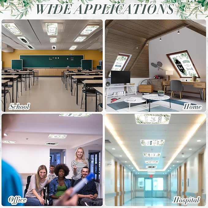 8Pcs Classroom Light Covers for Fluorescent Lights - Image 8