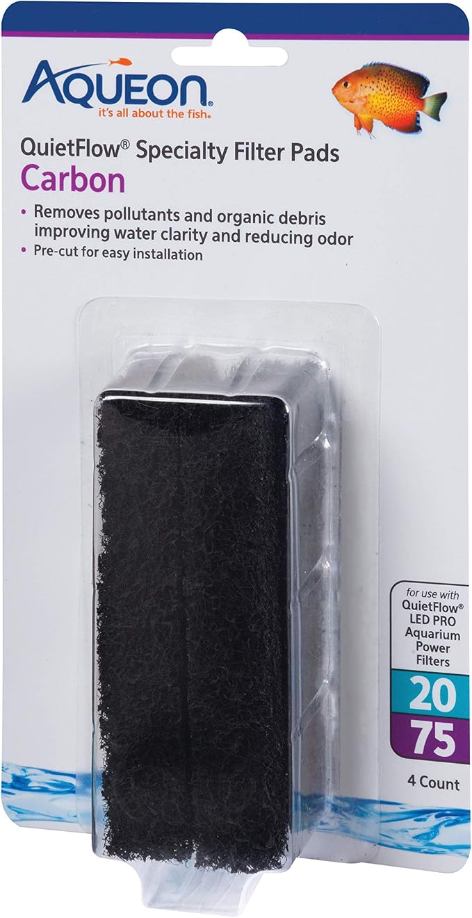 Aqueon Replacement Specialty Filter Pads Carbon 20/75 by Aqueon