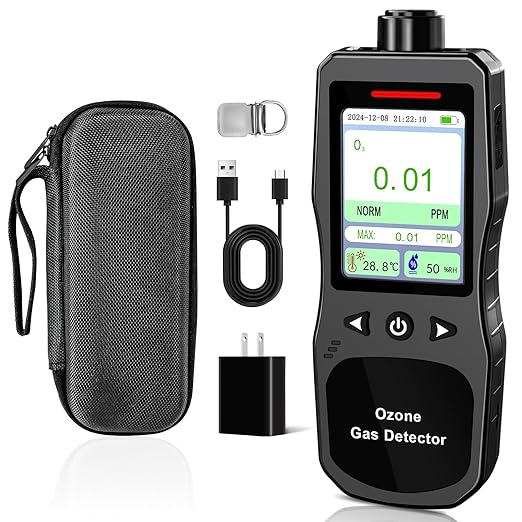 Portable Ozone Detector, 0-20 PPM Ozone Gas Monitor by ZYKYCX